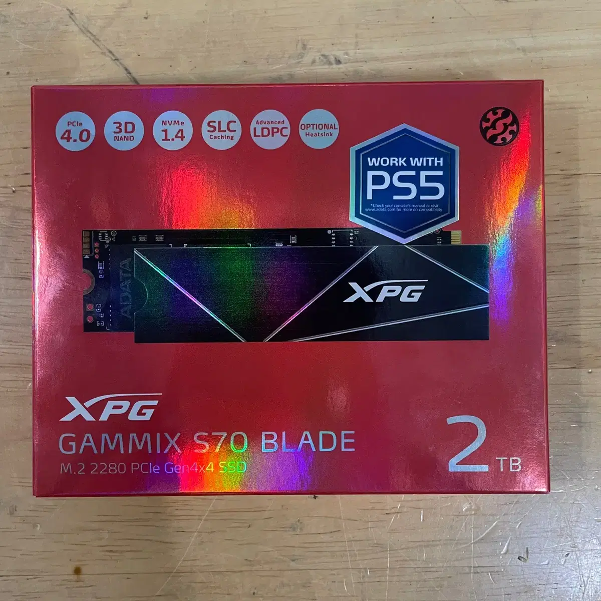 [미개봉] ADATA XPG S70 BLADE 2TB NVME M.2